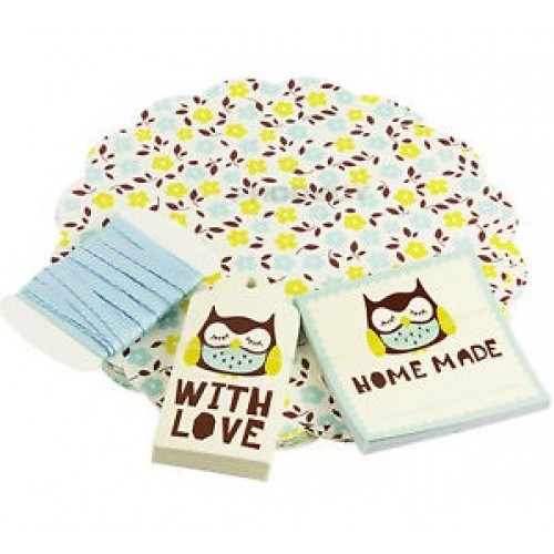 Kilner Jar Label Kit x 73 Piece (24 Paper Jar Covers / 24 Adhesive